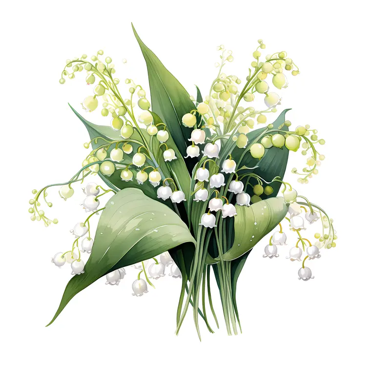 Delicate Lily of the Valley Bouquet