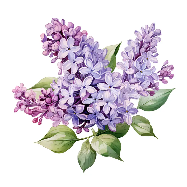 Beautiful Purple Lilac Flowers