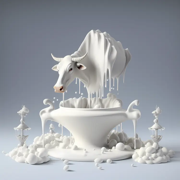 Milk Cow Sculpture