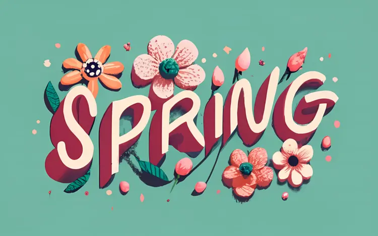 Spring Flowers Illustration