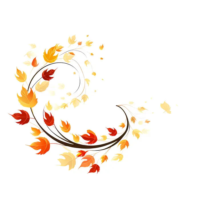 Autumn Leaves in a Whirlwind