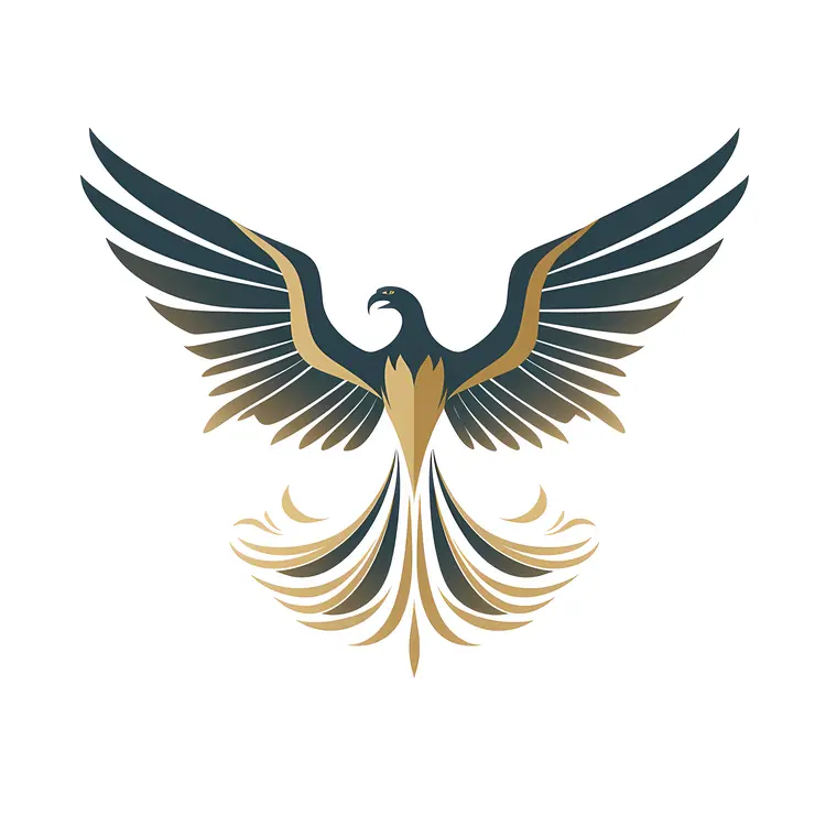 Majestic Eagle with Outstretched Wings