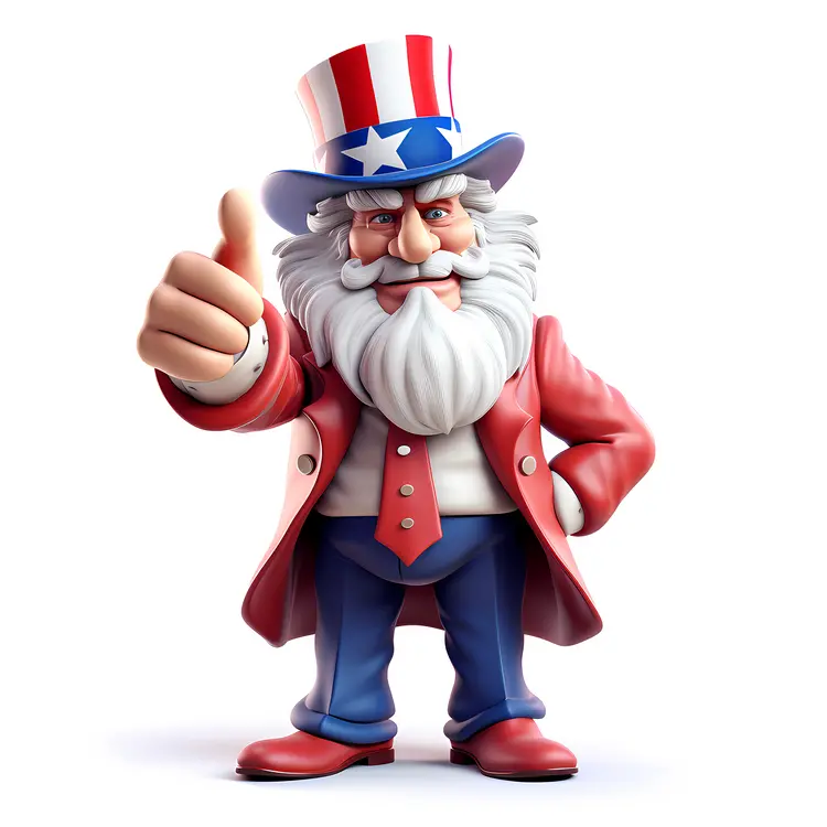 Uncle Sam Giving Thumbs Up