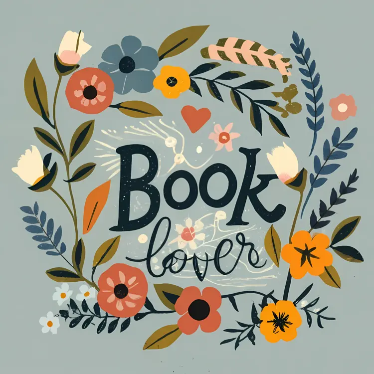 Book Lover Floral Design
