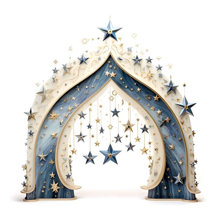 Blue Starry Arch