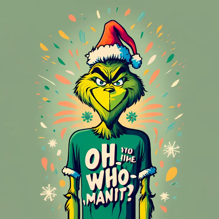 Grinch in Santa Hat