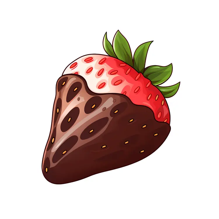 Half-Dipped Chocolate Strawberry