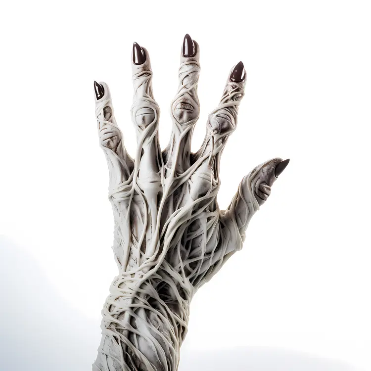 Mummified Hand Illustration