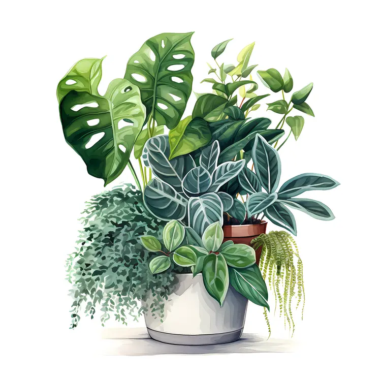 Green Potted Plants
