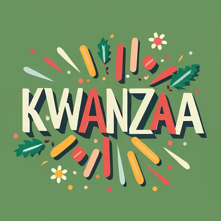 Kwanzaa Celebration with Colorful Decorations