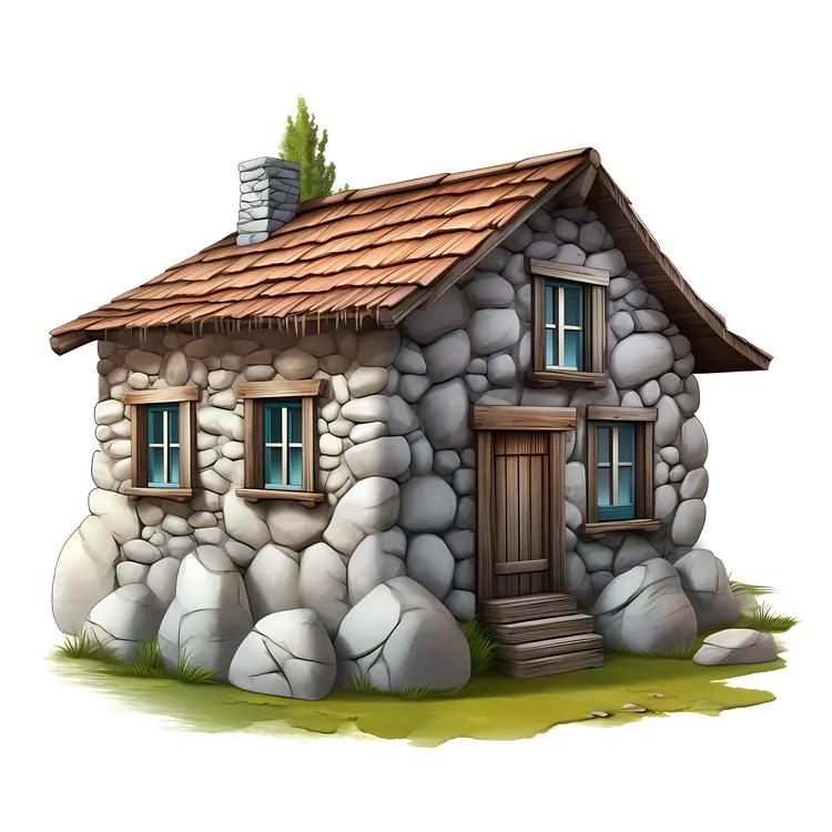 Small Cute Stone House