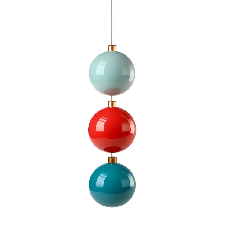 Stacked Christmas Ornaments
