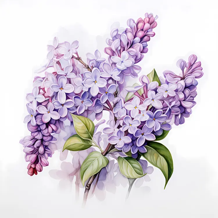 Beautiful Purple Lilac Flowers