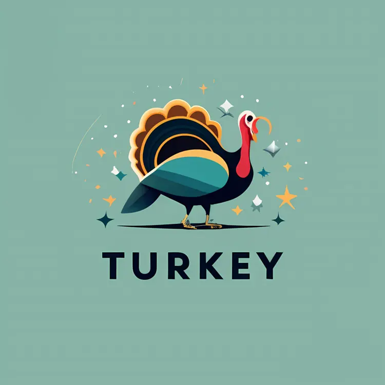 Cartoon Turkey for Thanksgiving
