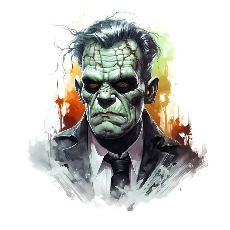 Green Monster in Suit