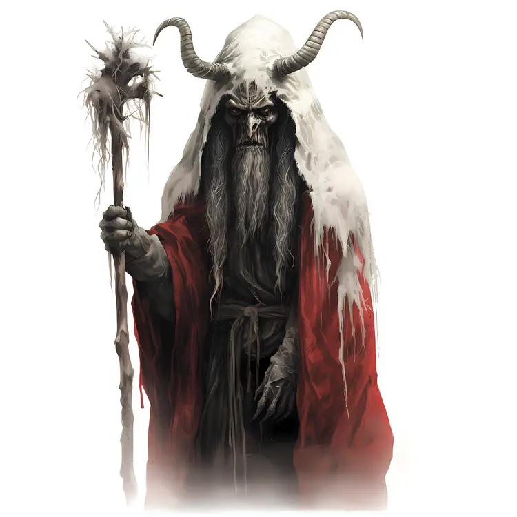 Demon with Staff