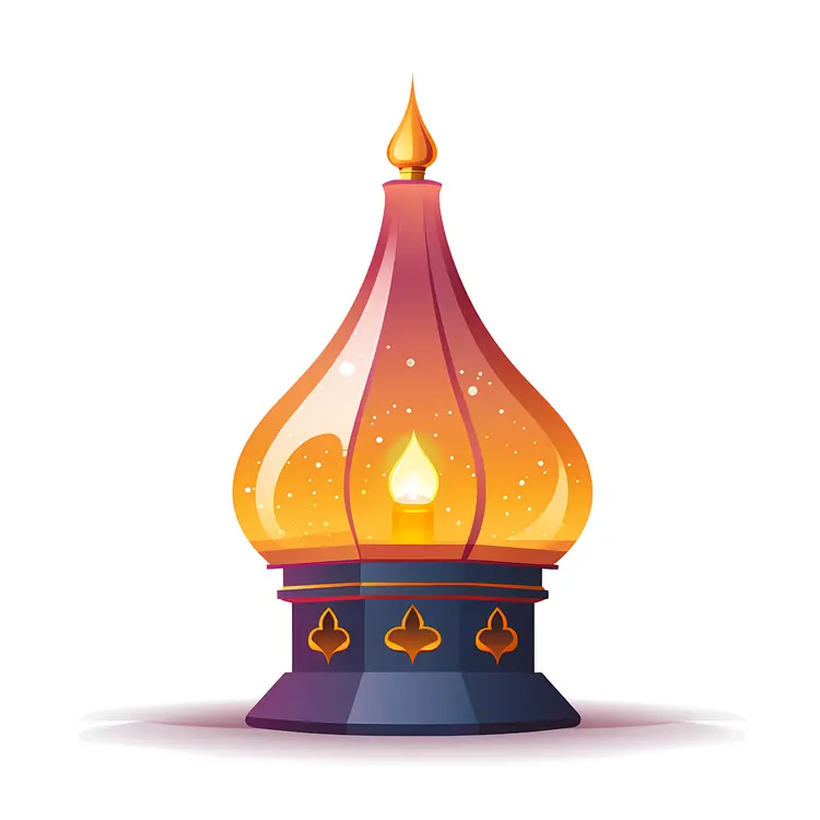 Colorful Lantern Illustration for Ramadan Celebration
