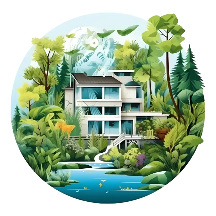 Modern House in Nature