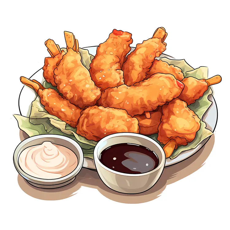 Tempura Sticks with Dipping Sauces