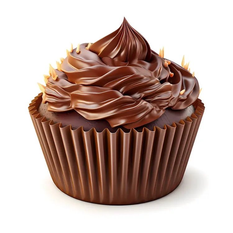 Chocolate Cupcake with Smooth Chocolate Frosting