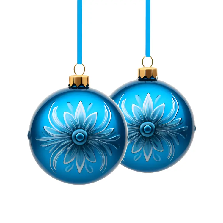 Blue Hanging Ornaments for Decoration