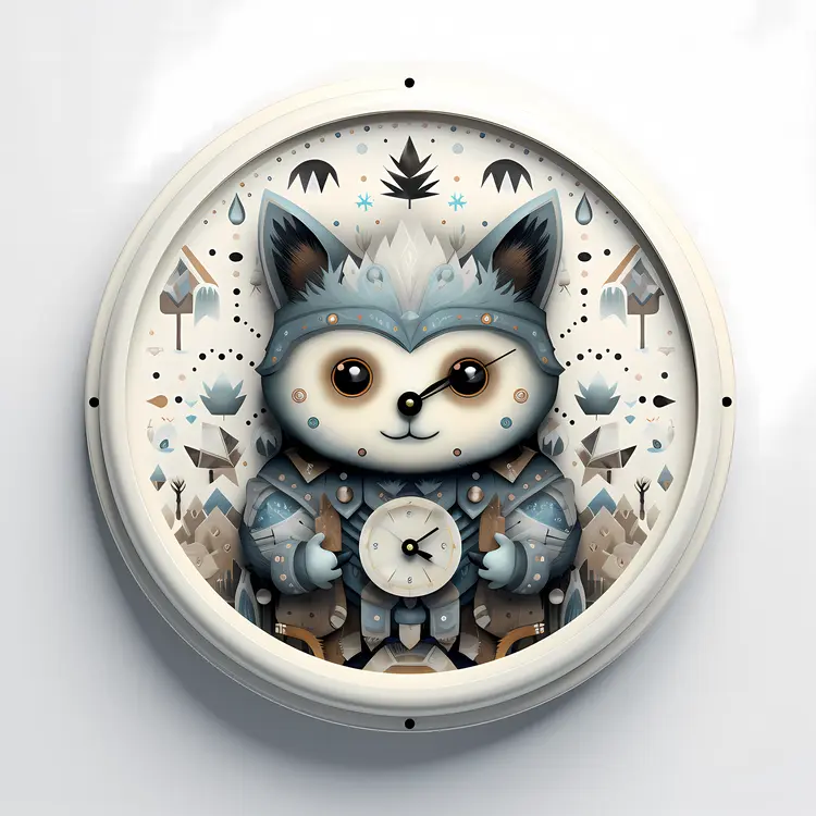 Cute Animal Clock