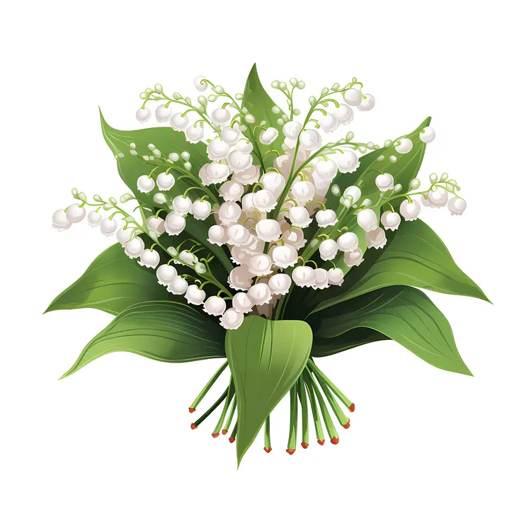 Beautiful Lily of the Valley Bouquet