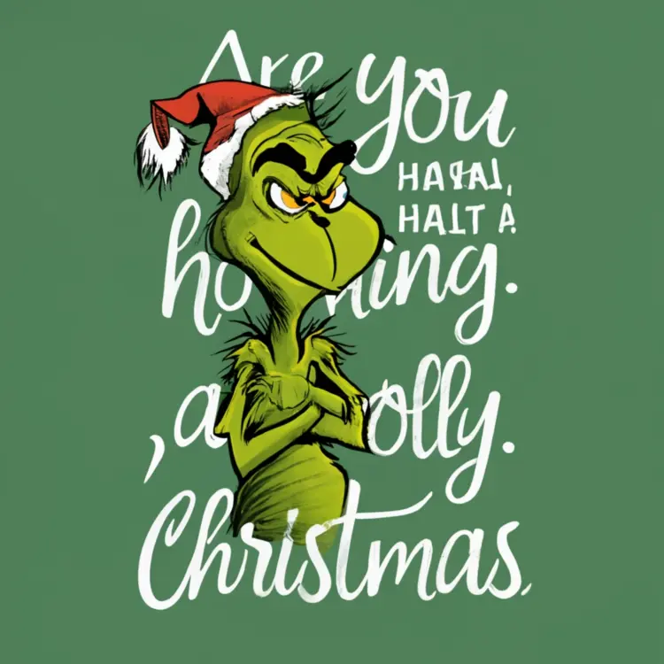 Grinch with Folded Arms