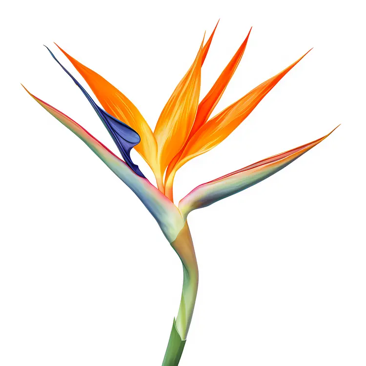 Single Bird of Paradise Flower