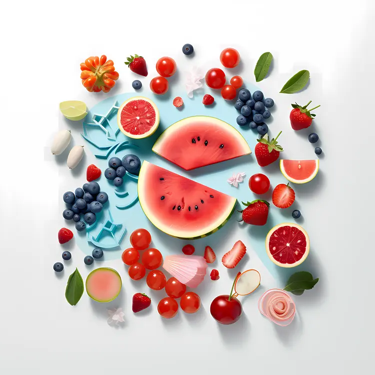 Assorted Fruits Arrangement