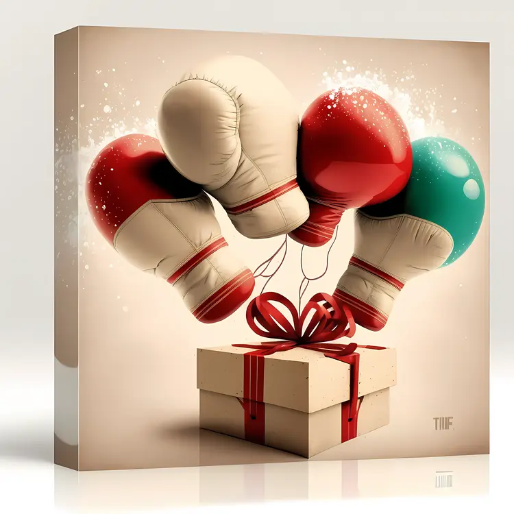 Boxing Gloves with Gift Box for Boxing Day Celebration