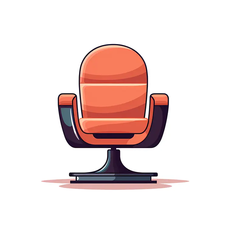 Red Comfortable Armchair