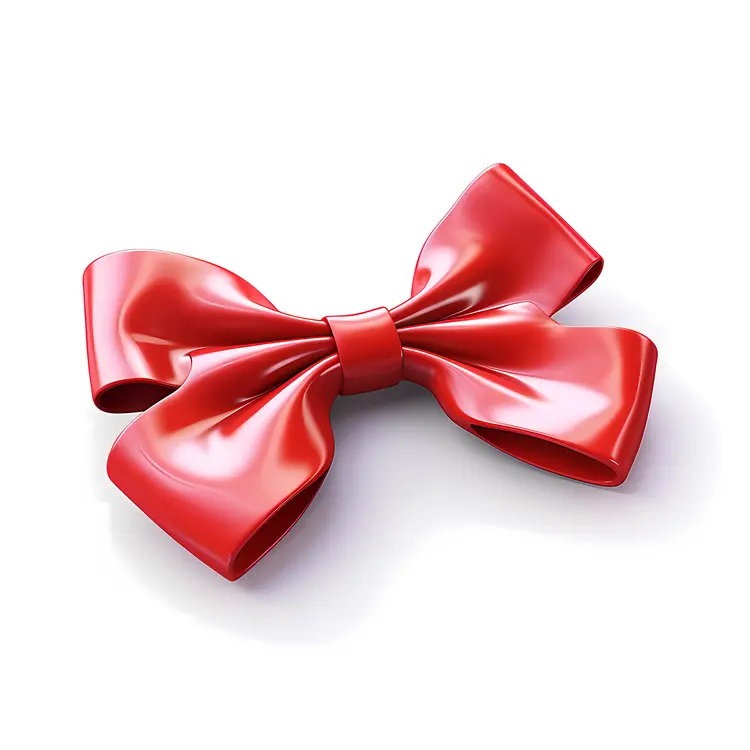 Shiny Red Bow