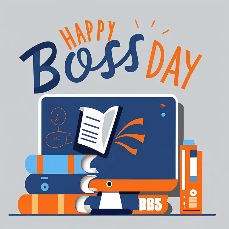 Books and Computer for Boss Day