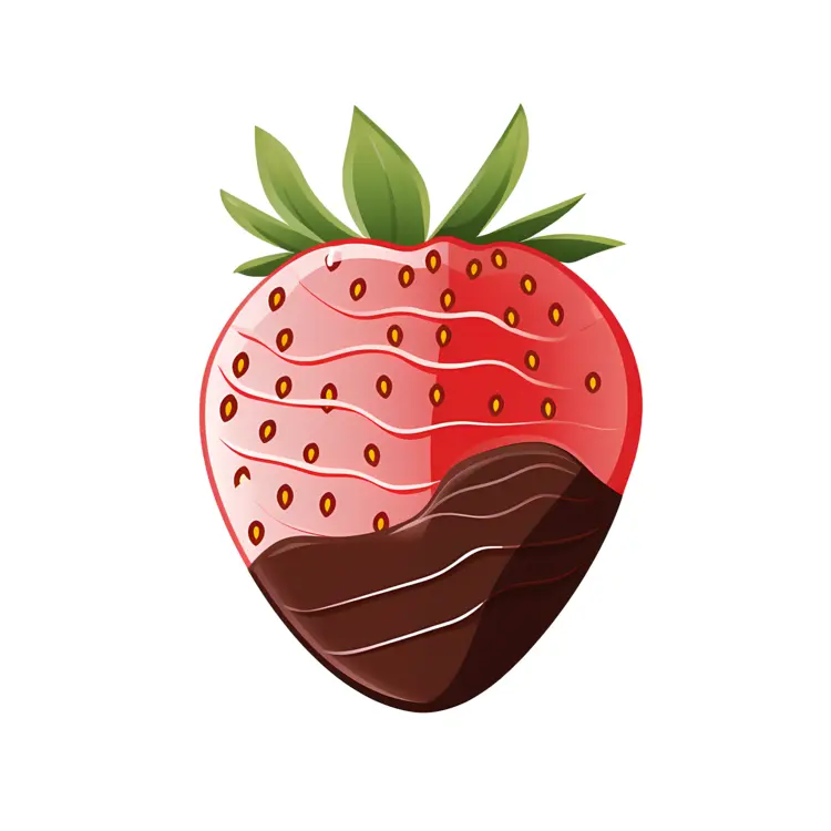 Yummy Chocolate Dipped Strawberry