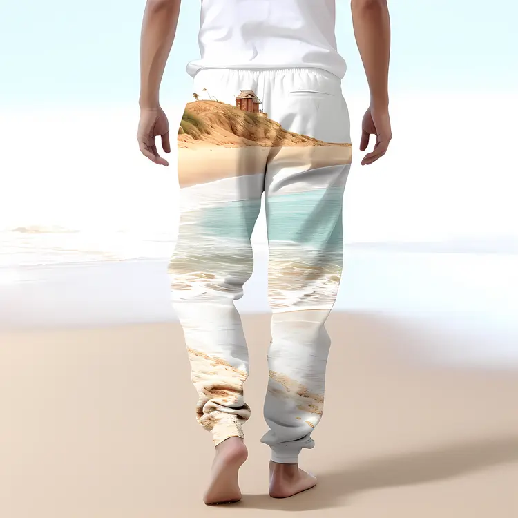 Beach Scene Pants on the Sand