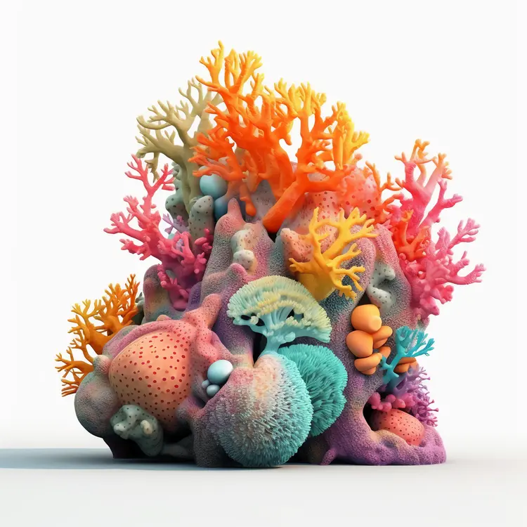 Colorful Coral Reef Illustration