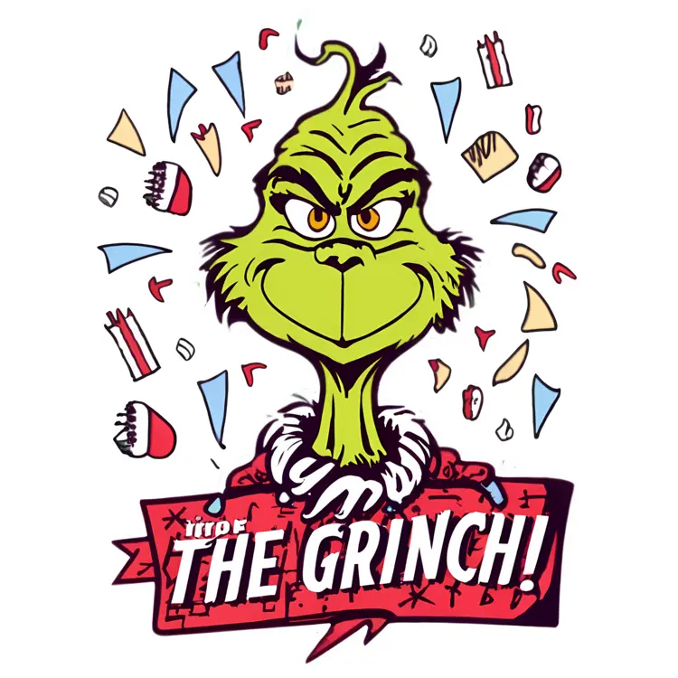 The Grinch Cartoon Illustration