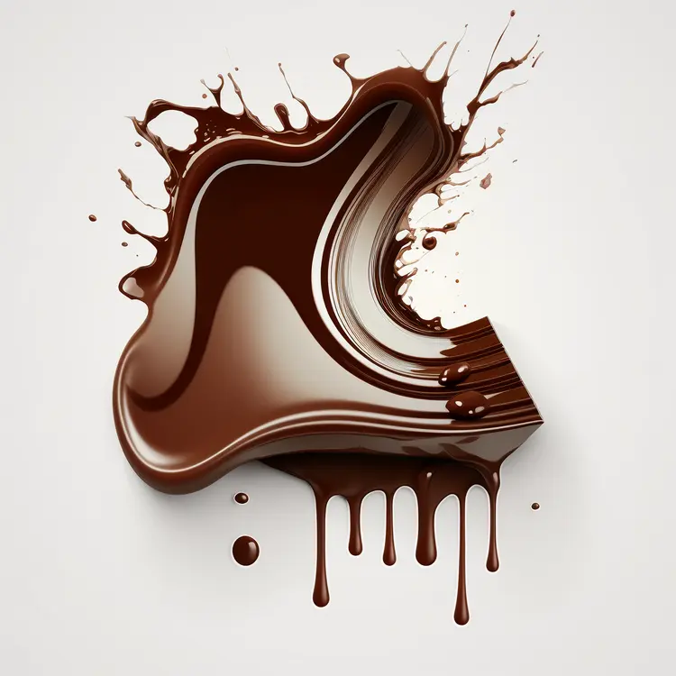 Melted Chocolate Splash