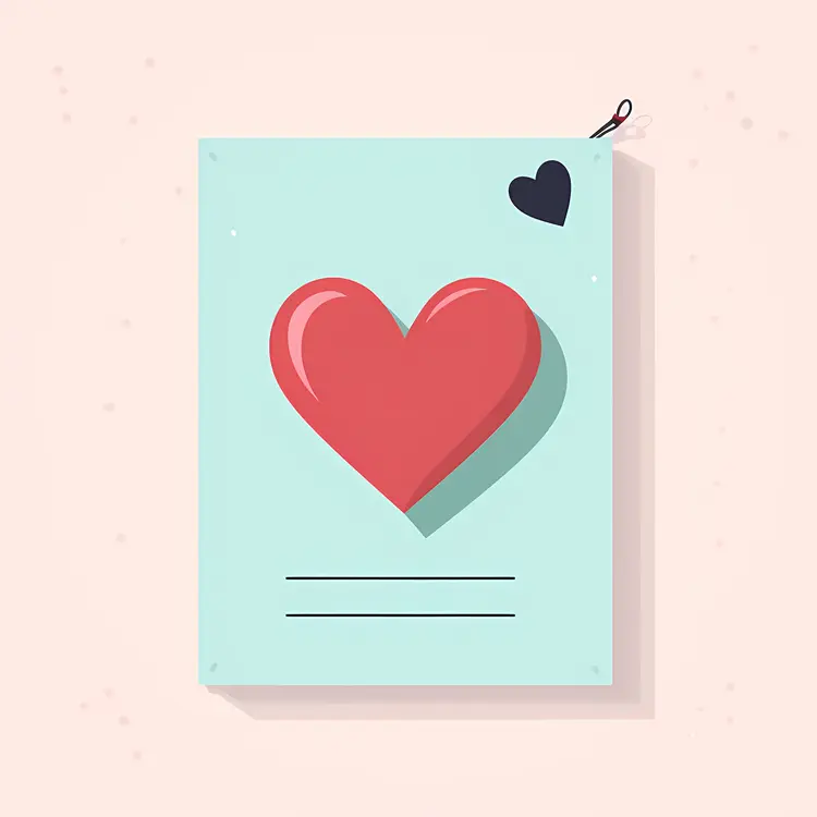 Heart Card with Love