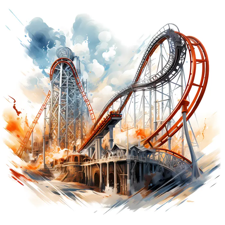 High-Speed Roller Coaster