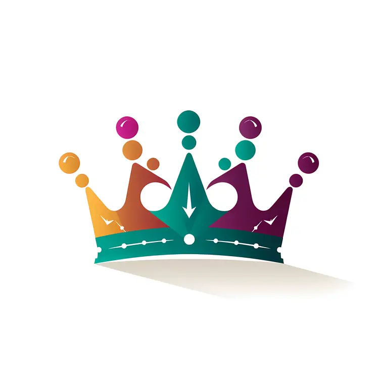 Simple Colorful Crown