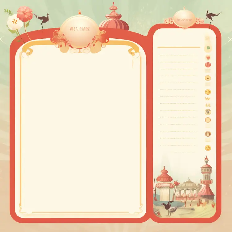 Beautiful Lantern Festival Themed Stationery Design