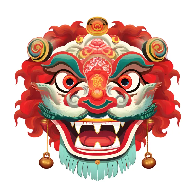 Colorful Lion Mask