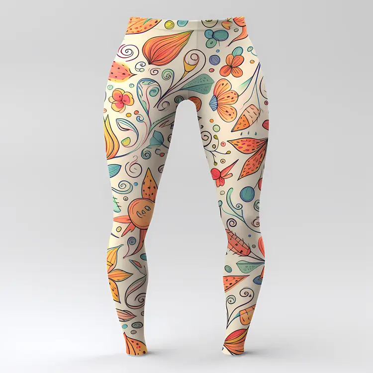 Floral Patterned Leggings