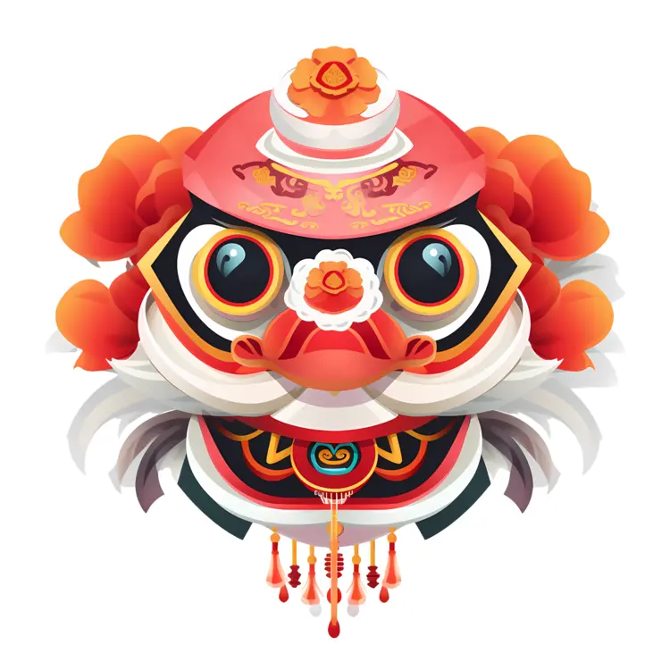 Colorful Lion Mask