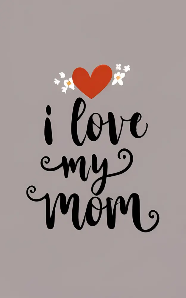 Heartfelt Mother's Day Quote with Flowers