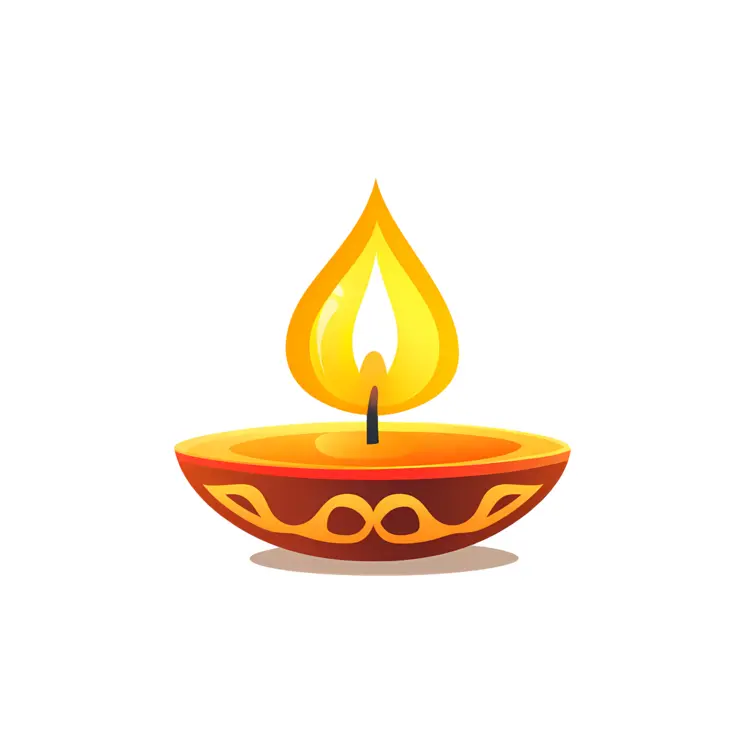Decorative Diya Lamp for Diwali