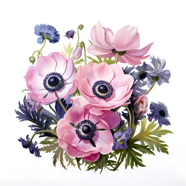 Pink and Purple Flower Bouquet