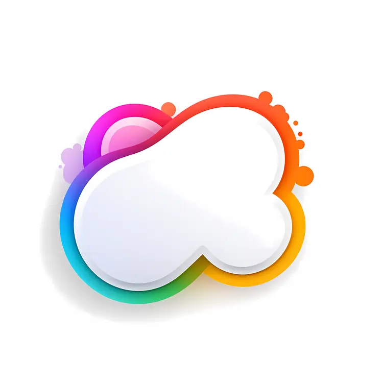Glossy Colorful Bubble